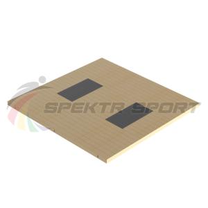 Купить Помост тяжелоатлетический 3х3х0,1м, рез. амортизаторы 1х0,5х0,04м в Сасове 