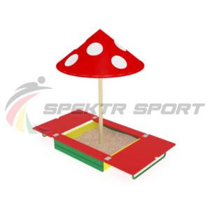Купить Песочница с крышкой и грибком ИО 512 в Сасове 