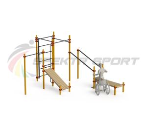 Купить Спортивный комплекс для инвалидов-колясочников WRK-D20_76mm в Сасове 