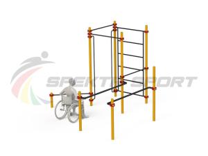 Купить Спортивный комплекс для инвалидов-колясочников WRK-D18_76mm в Сасове 