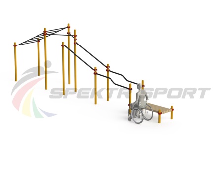 Купить Спортивный комплекс для инвалидов-колясочников WRK-D22_76mm в Сасове 