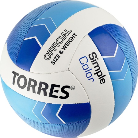 Купить Мяч волейбольный Torres Simple Color любительский р.5 в Сасове 